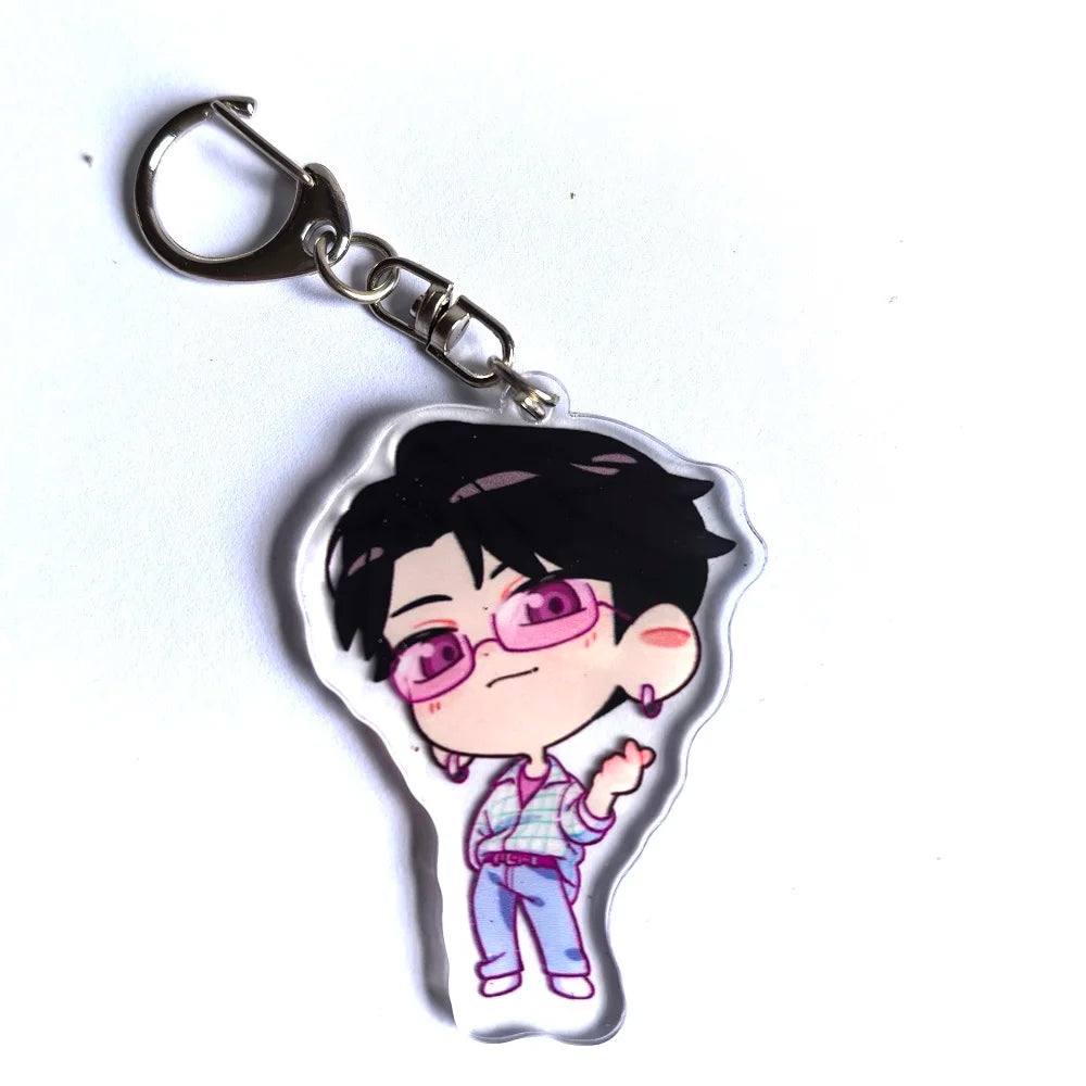Cute/Kawaii K-Pop Demon Hunters/Saja Boys Keychain - Jinu/Mystery/Baby/Abby/Romance