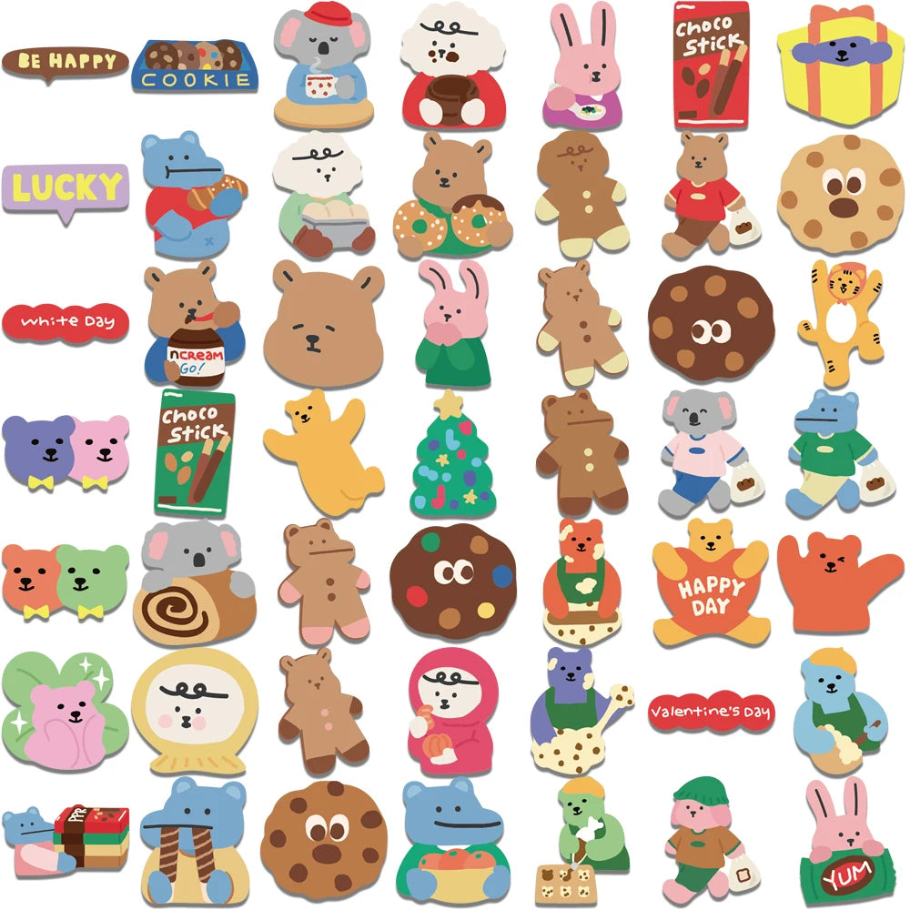 100 pcs (Random) Cute/Kawaii Stickers