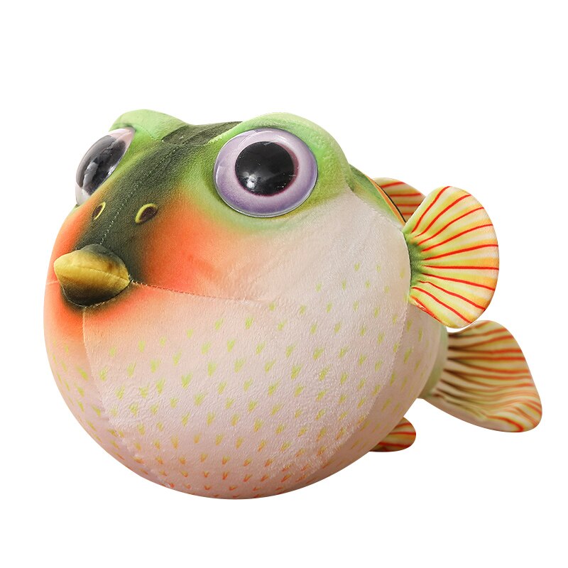 Puffer Fish Plush Toys 26/33/43CM - Pink/Green