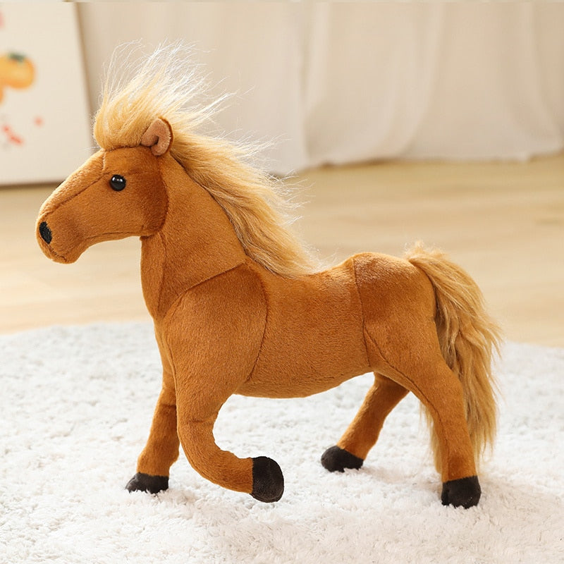 Horse Lifelike Plush Toy - 4 Styles