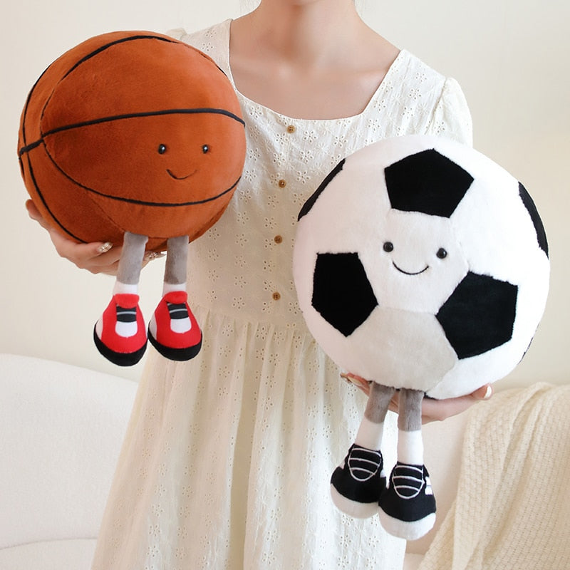 Cute Basketball/Football Plush Toys 28cm