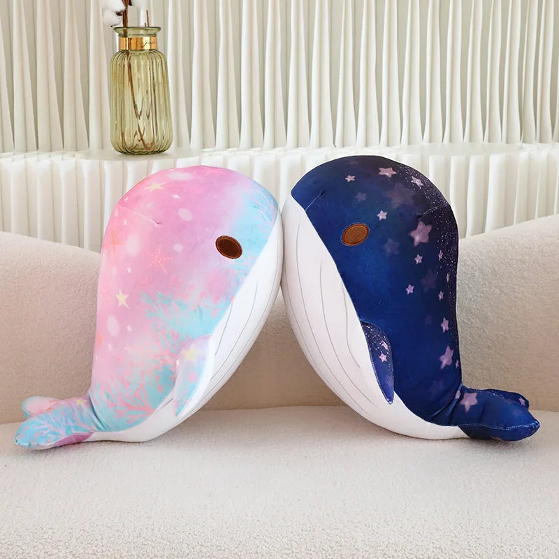 Cute Colourful Whale Plush Toys 40/50cm - Pink/Blue