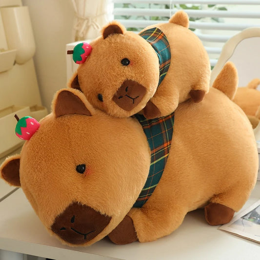 Cute Capybara Plush Toys 30/50cm Or Capybara Plush Bag 30cm - Green/Brown/Pink