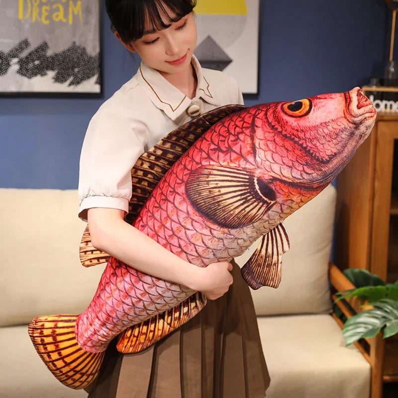 Fish Lifelike/3D Simulation Plush Toys 50/70/90/110cm - 6 Styles