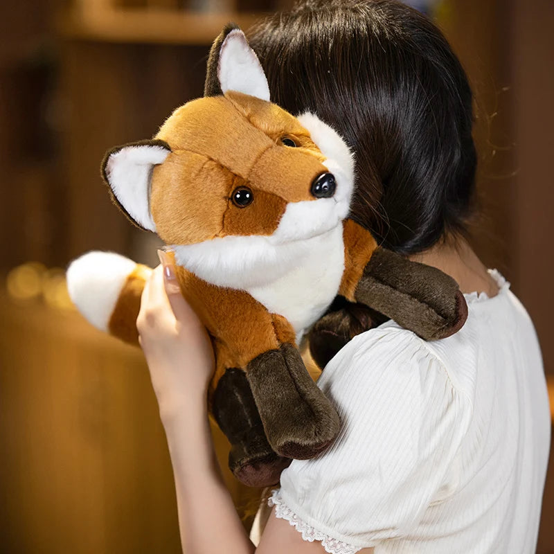 Fox Lifelike Plush Toys 17/23/30cm