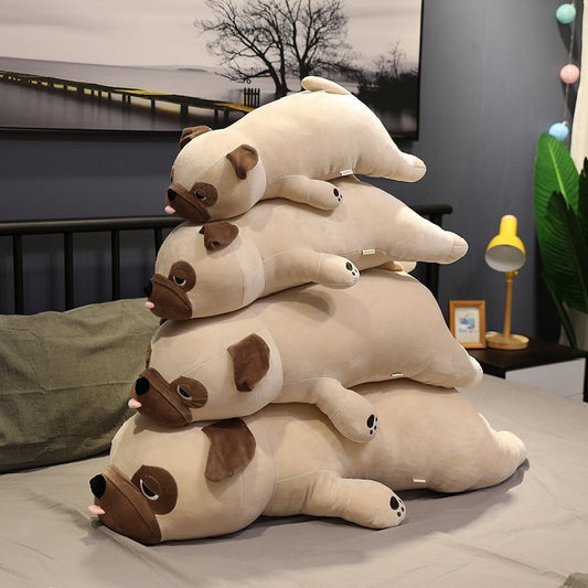 Lying Pug Dog Pillow Plush Toys 55/65/75/90cm