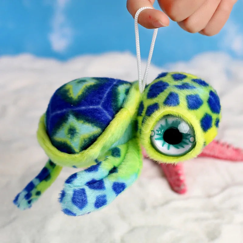 Cute Turtle Plush Keychain 17cm - Pink/Purple/Blue/Green/Red