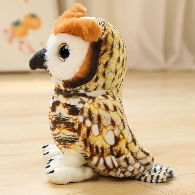 Cute Bird (Owl Lifelike) Plush Toys 20cm - 4 Styles