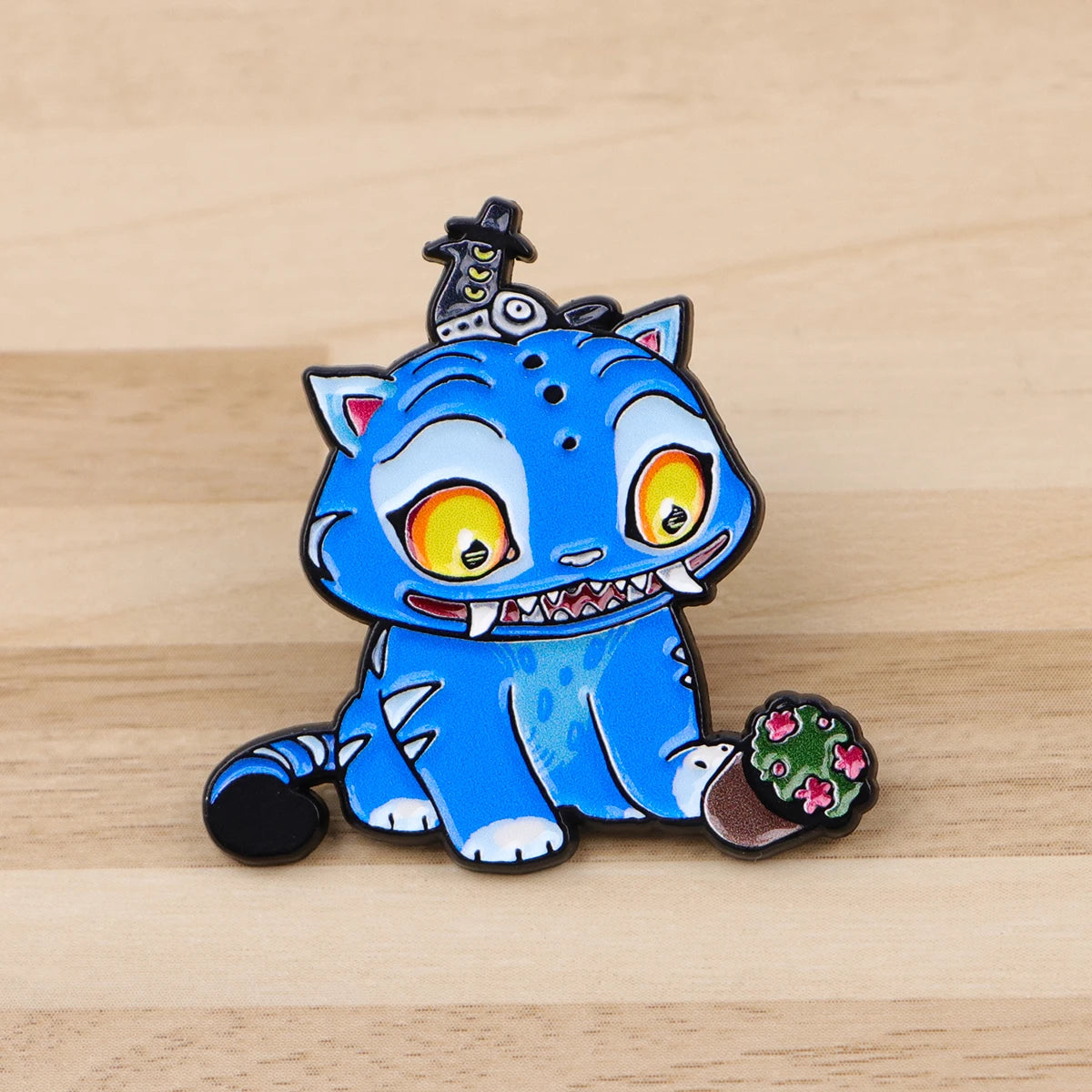 Cute/Kawaii K-Pop Demon Hunters Pins - Derpy(Tiger)/Sussie(Magpie)/Huntrix
