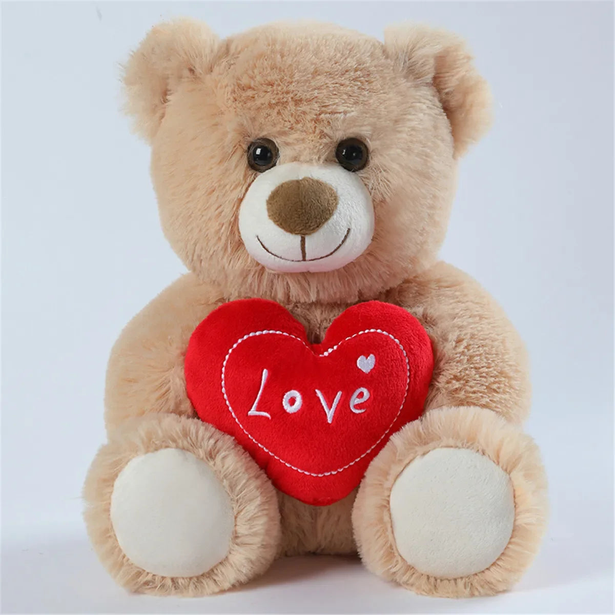 Cute Teddy Bear/Dog With Love Heart Plush Toys 25cm - 3 Styles