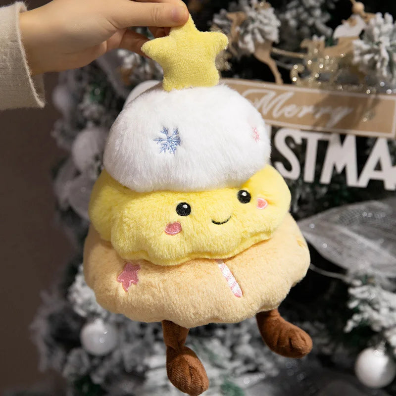 Christmas (Tree) Plush Toys 25cm - Pink/Green/Yellow/Blue