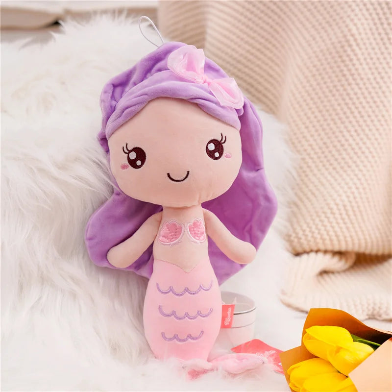 Cute Mermaid Plush Toys 20/28cm - Yellow/Pink/Purple/Orange