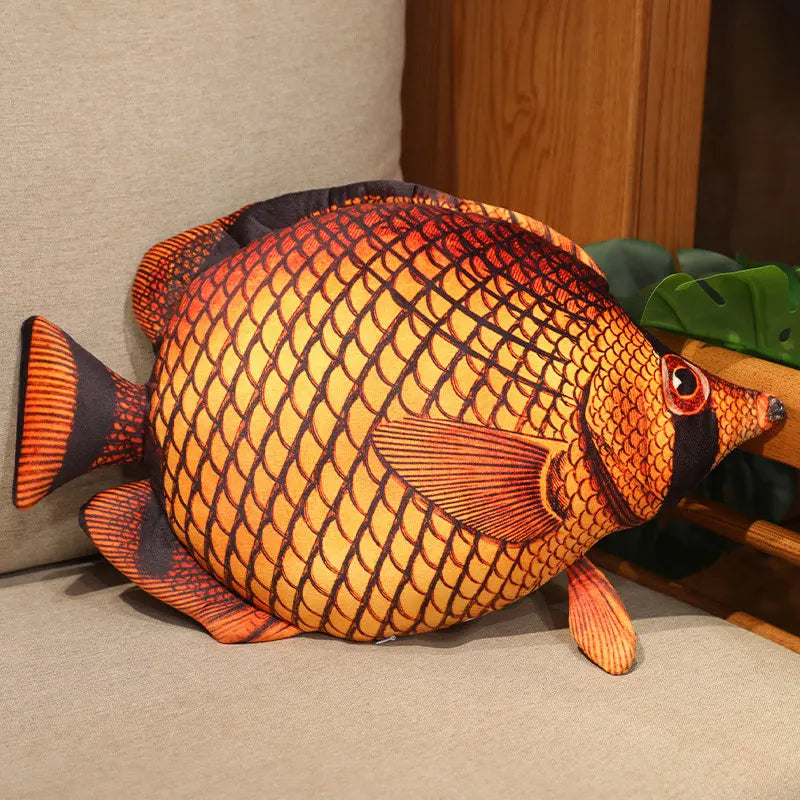 Fish Lifelike/3D Simulation Plush Toys 50/70/90/110cm - 6 Styles
