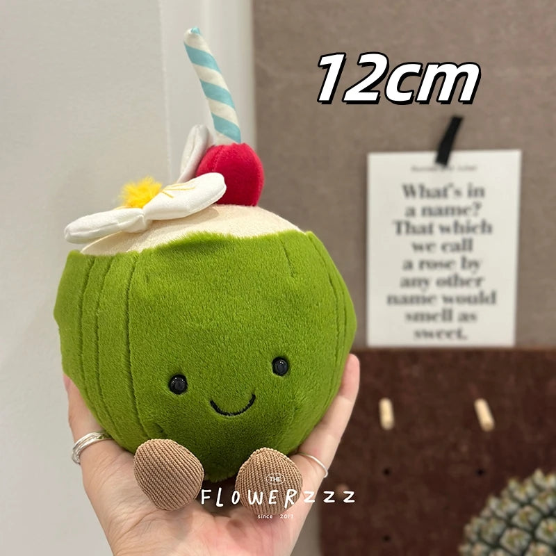 Cute Coconut/Lemonade/Red Coral/Palm Tree Plush Toys