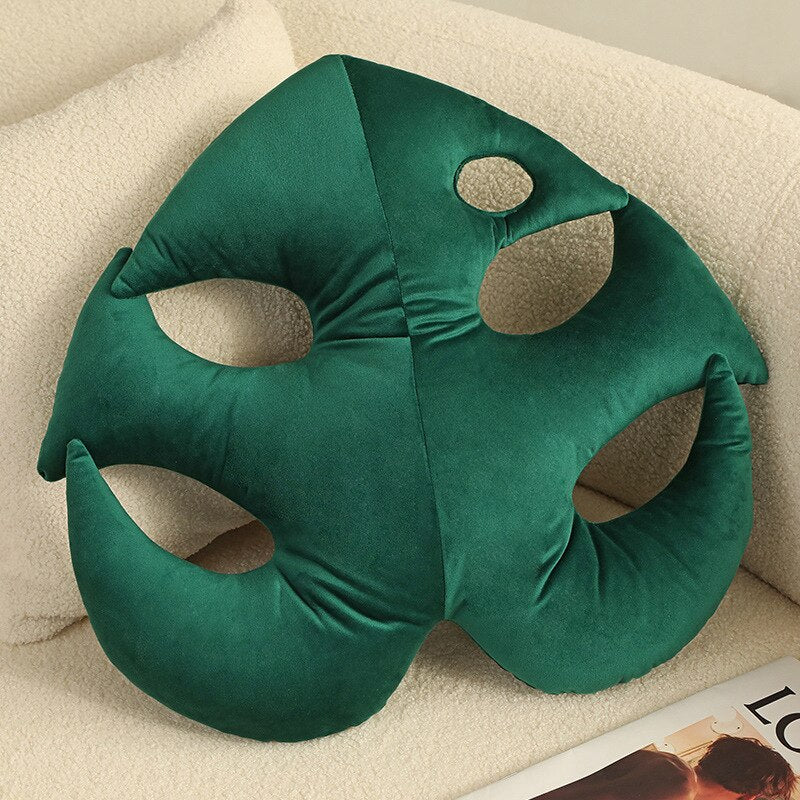 Green Leaf Pillow Plush Toys - 4 Styles