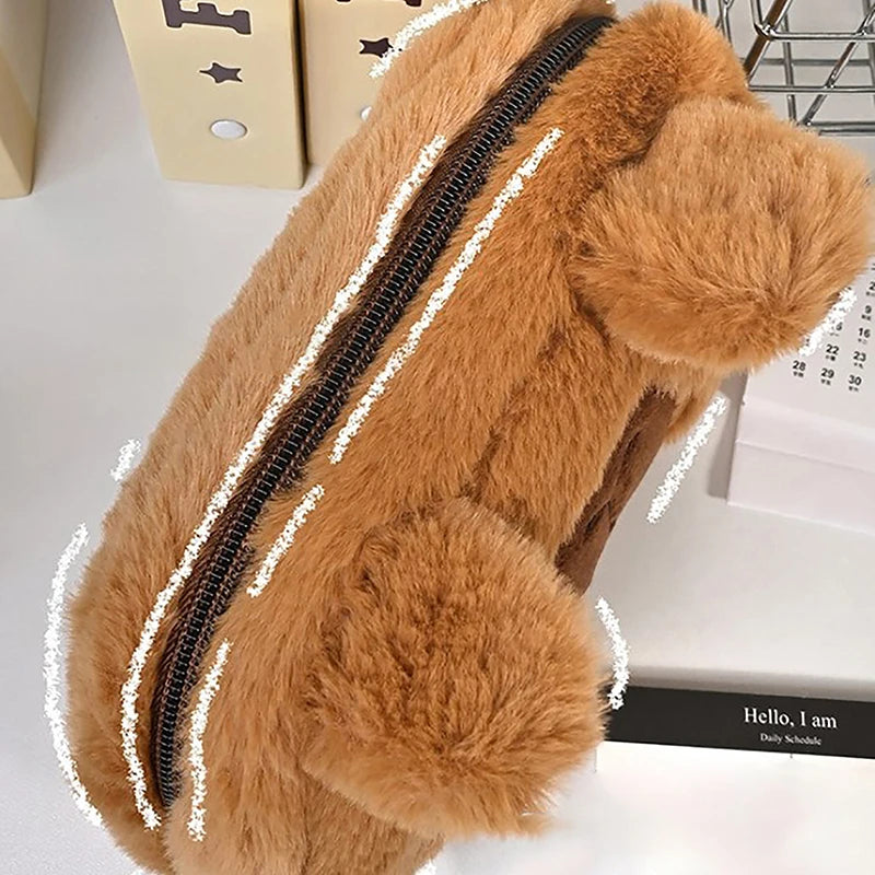 Cute/Kawaii Capybara Pencil Plush Bag