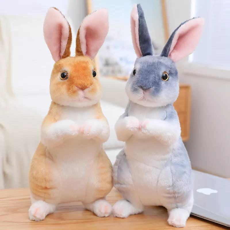 Long Ears Rabbit Lifelike Plush Toys 13/16/18/24cm - 17 Styles