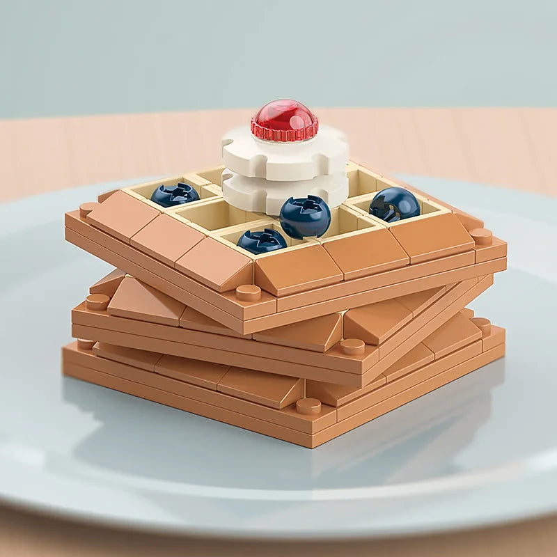 Cute Dessert(Cake/Waffle) Mini Building Blocks - 10 Styles