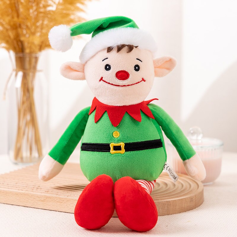 Christmas (Reindeer/Elf/Santa Claus/Elephant/Dog) Plush Toys 23-25cm