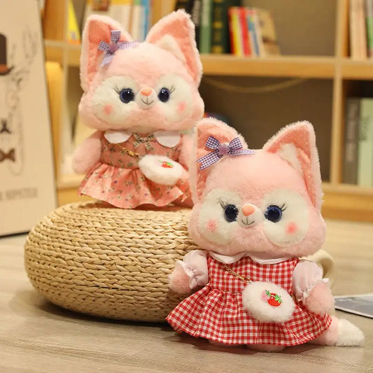 Cute Pink Fox (Dress Up) Plush Toys 30cm - 14 Styles