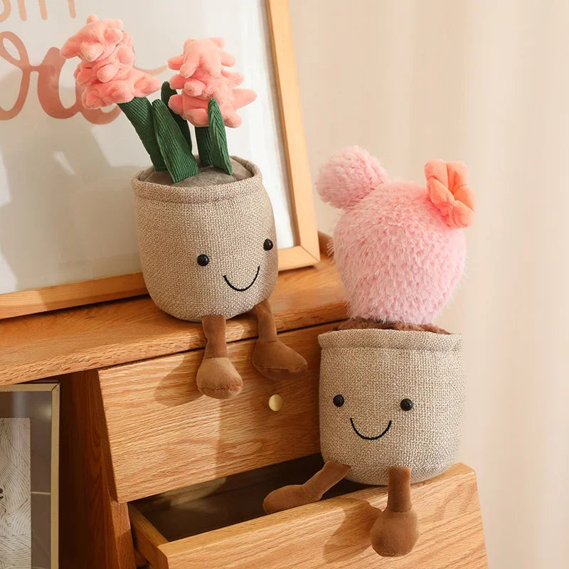 Potted Plants Series(Cactus/Hyacinth) Plush Toys 35cm - 6 Styles