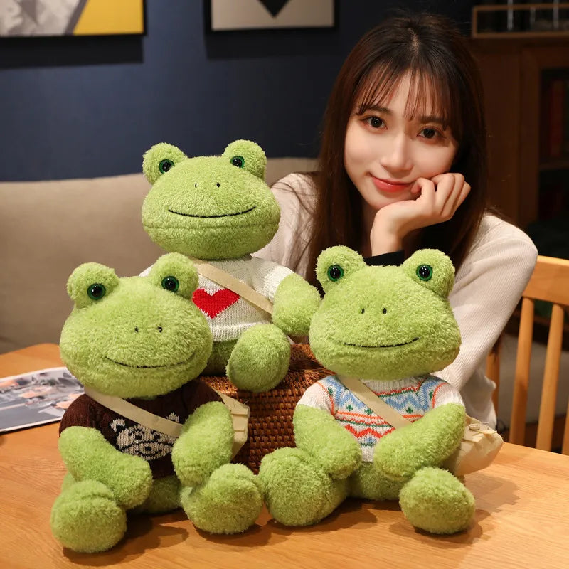 Cute Frog  With Dress Up Plush Toys 25cm - 14 Styles