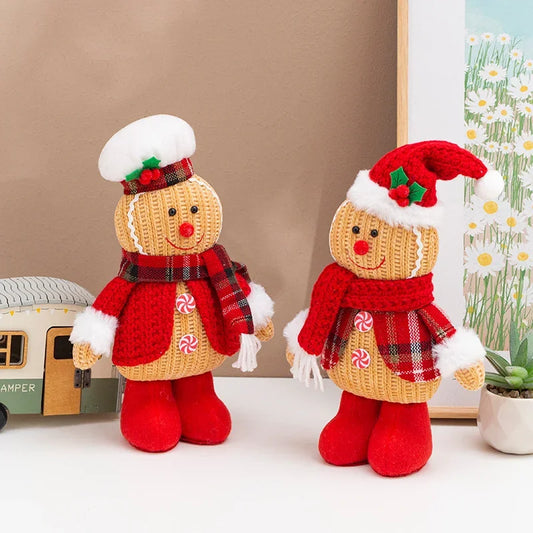 Christmas (Gingerbread Man) Plush Toys 30cm - 2 Styles