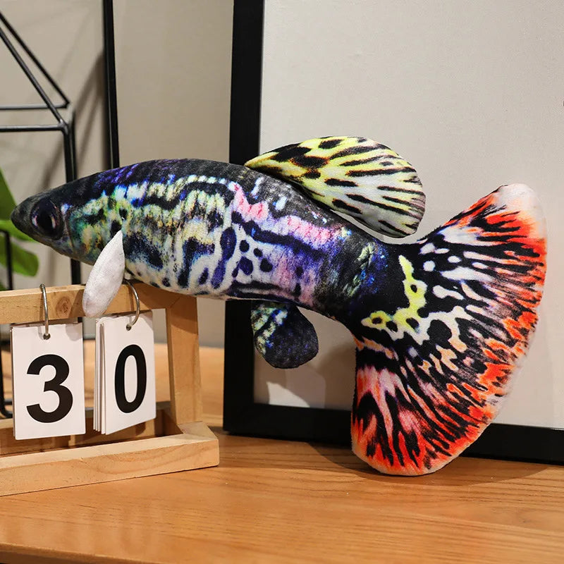 Fish (Guppy) Lifelike Plush Toys 40/60cm - 8 Styles
