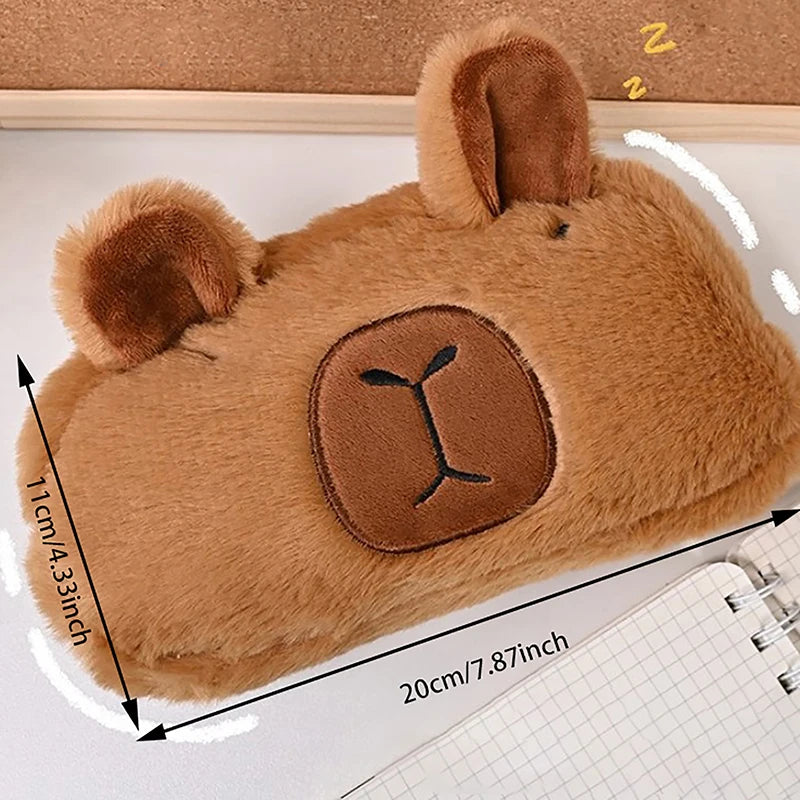 Cute/Kawaii Capybara Pencil Plush Bag