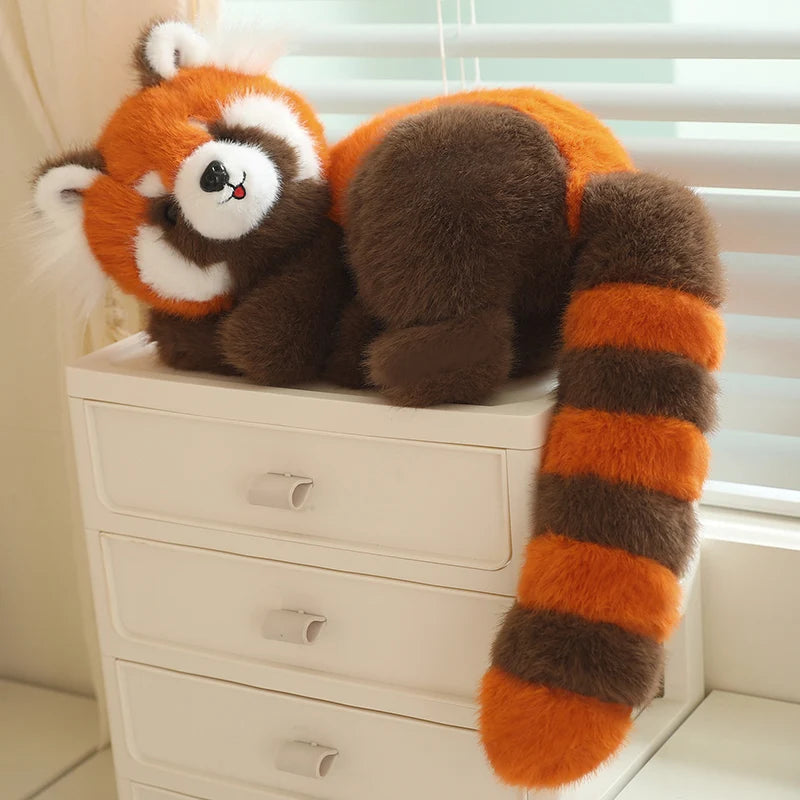 Cute Lying Red Panda Plush Toys 50/70/100cm