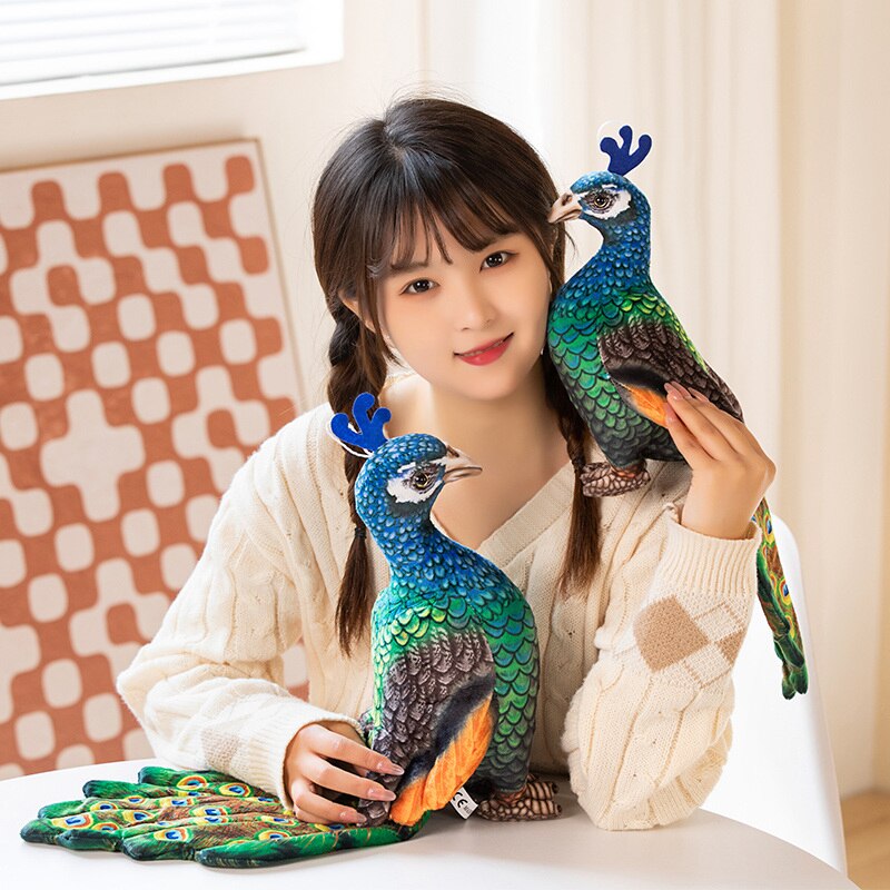 Peacock (lifelike realistic) Plush Toys 28/35cm