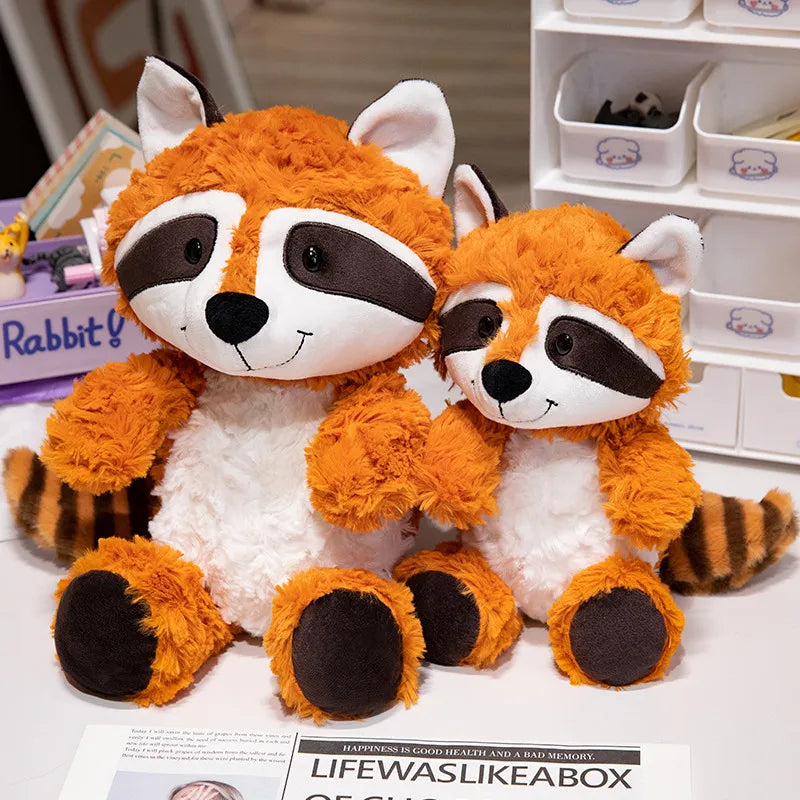 Cute Raccoon/Fox/Sloth Plush Toys 25/35cm - 5 Styles