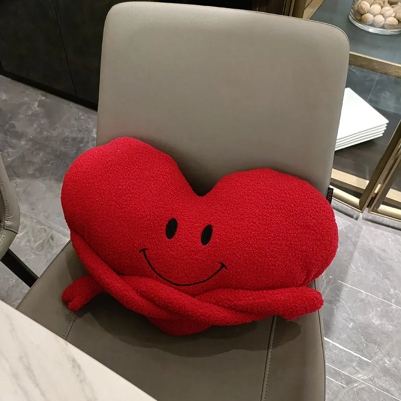 Red Smiley Heart With Long Arms Plush Toys 45x30cm