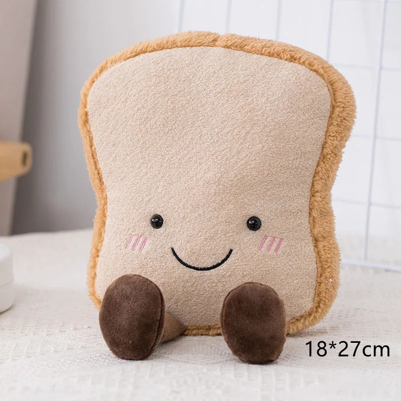 Cute Food Series(Croissant/Pritzel/Bread) Plush Toys 18-20cm