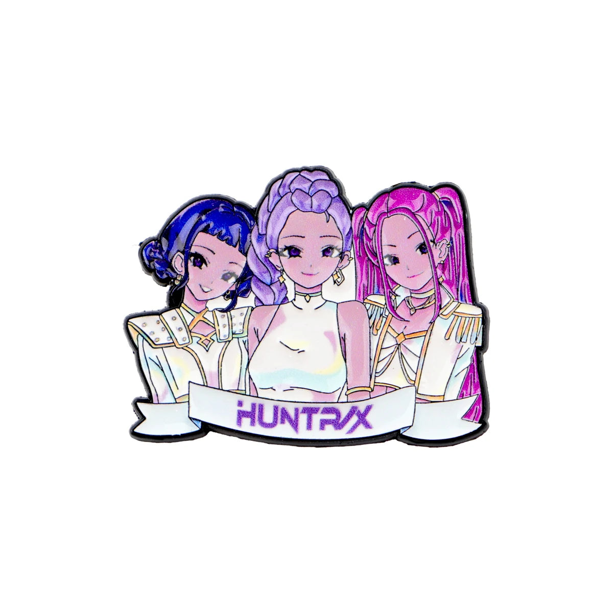 Cute/Kawaii K-Pop Demon Hunters Pins - Derpy(Tiger)/Sussie(Magpie)/Huntrix