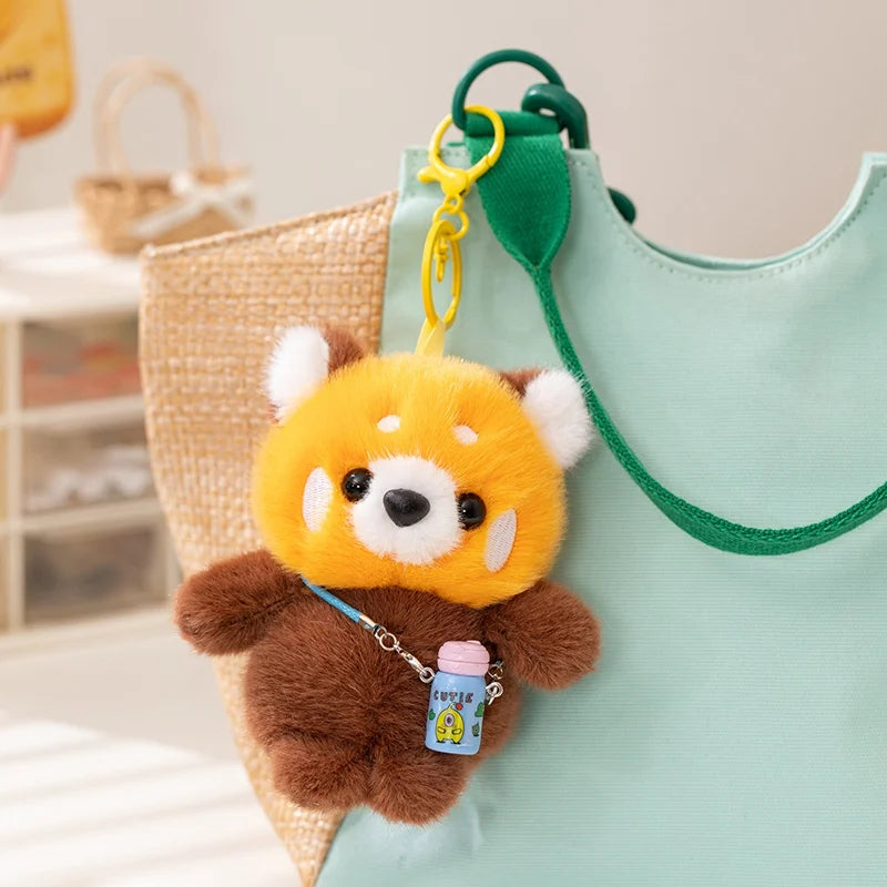 Cute Animal (Sloth/Capybara/Red Panda/Elephant/Penguin) Plush Keychain 12cm