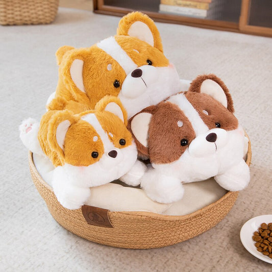 Lying Dog (Corgi) Plush Toys 25/40/55cm