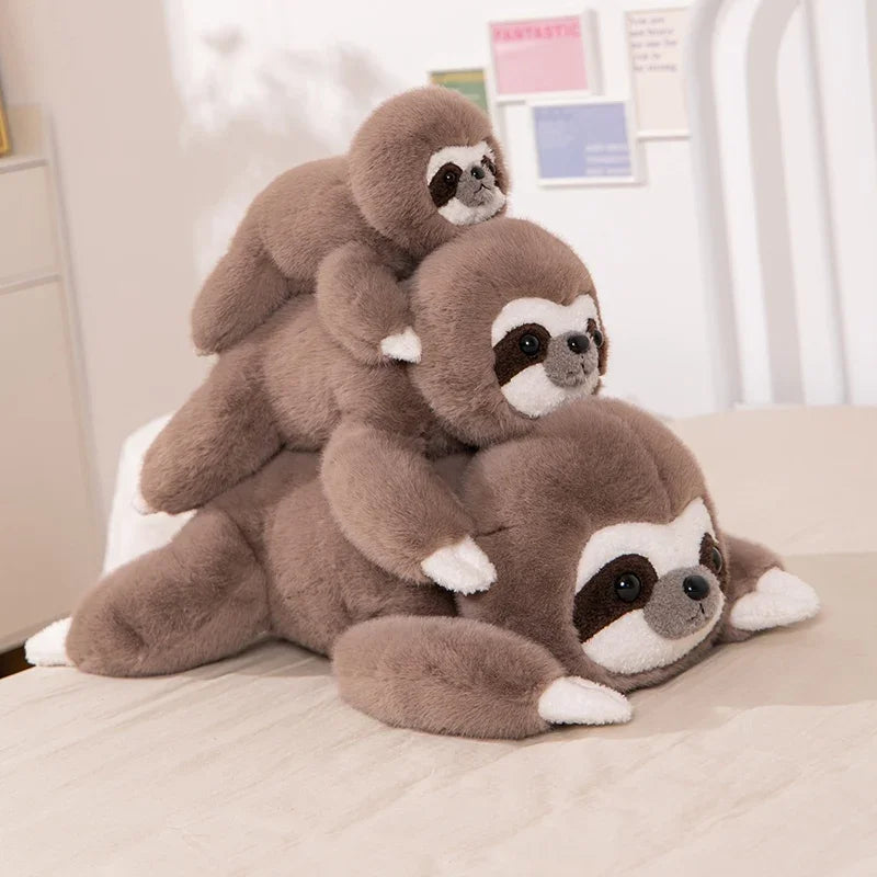 Cute Lying Monkey/Seal/Sloth Plush Pillow Toys 31/47/65cm