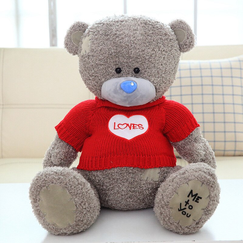 Teddy Bear (With Flower/Cloth) Plush Toy 20cm