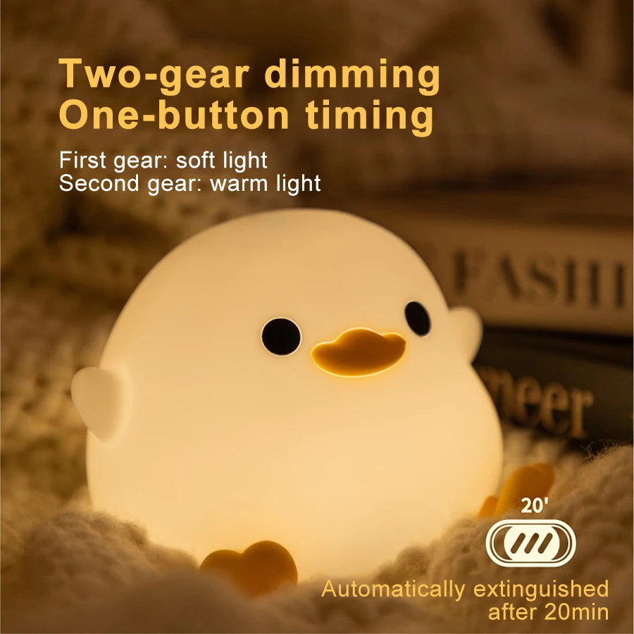 LED Night Light Bird(Duck) Silicone Lamp - 2 Styles