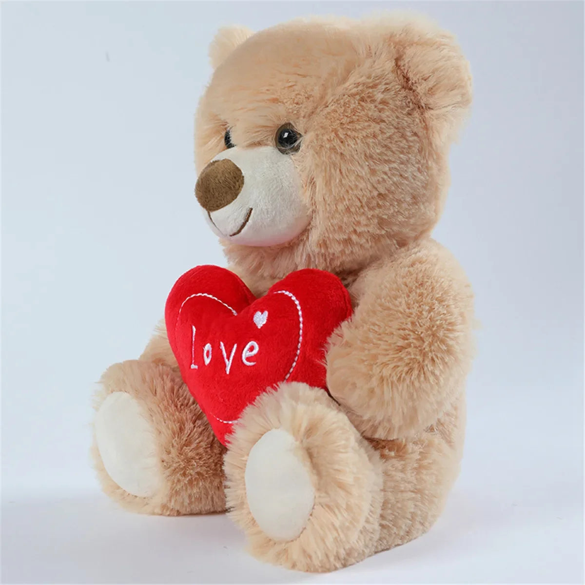 Cute Teddy Bear/Dog With Love Heart Plush Toys 25cm - 3 Styles