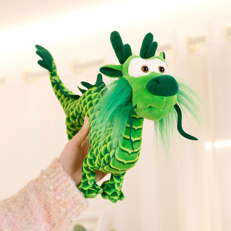 Dragon Plush Toys 40cm (Yellow/Green/Red/Black)