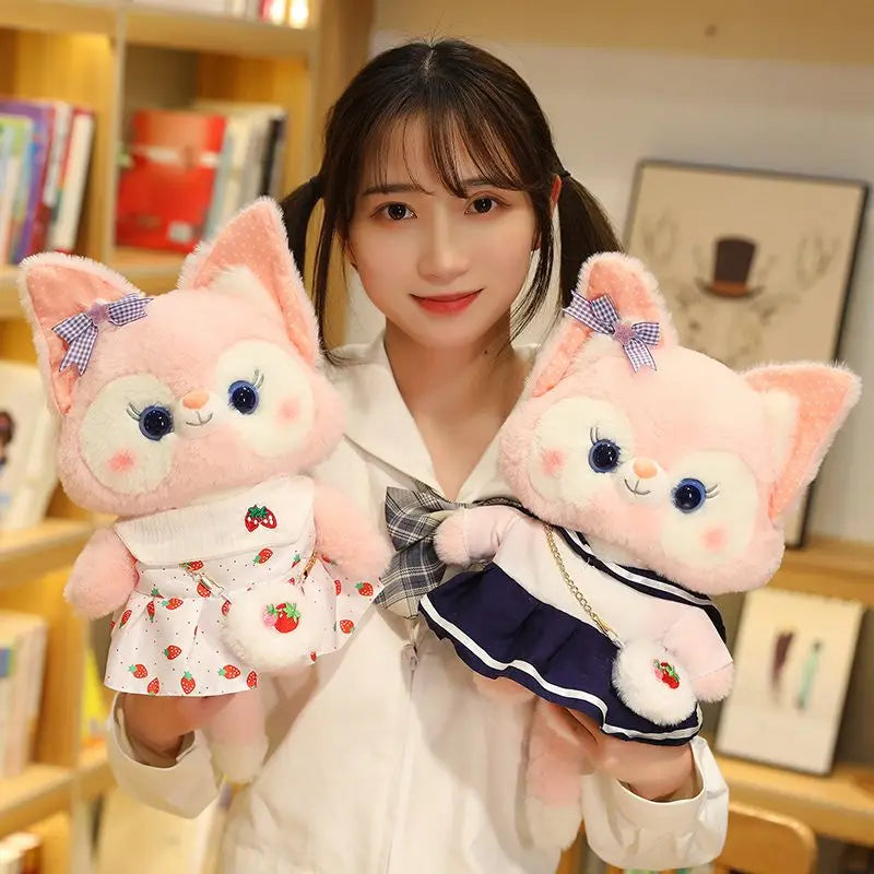 Cute Pink Fox (Dress Up) Plush Toys 30cm - 14 Styles