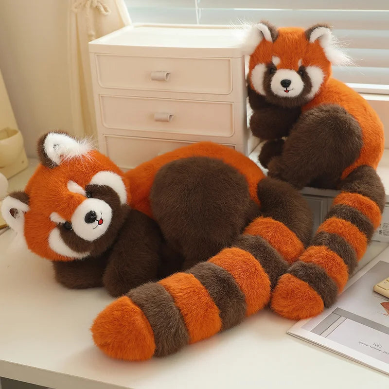 Cute Lying Red Panda Plush Toys 50/70/100cm