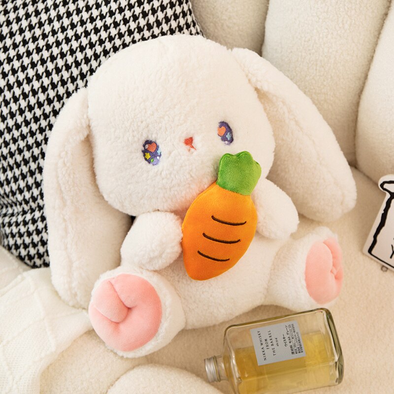 White Rabbit With Star/Heart/Bottle/Christmas/Star/Carrot Plush Toys 20cm/30cm