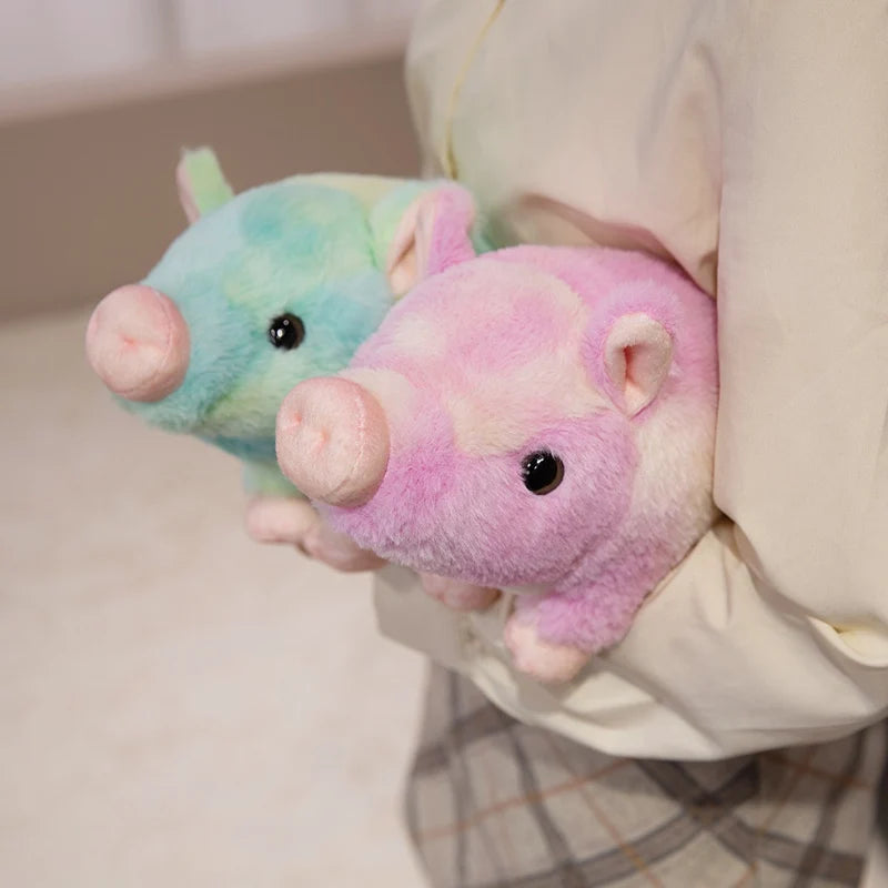 Cute Colorful Pig Plush Toys 23cm