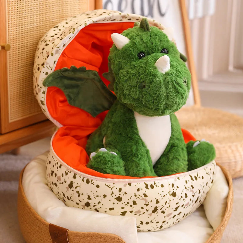 Cute Dinosaur With/WIthout Egg Plush Toys 25/39/50cm - 3 Styles