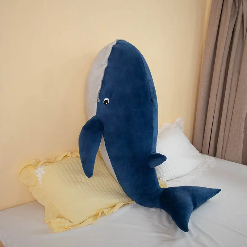 Cute Whale With Zipper Mouse Plush Toys 45/60/80/100/120cm