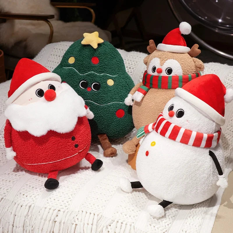 Christmas Chubby (Tree/Snowman/Santa Claus/Reindeer) Plush Toys 40cm - 4 Styles