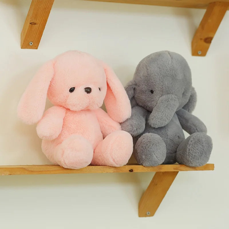 Cute Animal (Elephant/Dinosaur/Bear/Dog/Rabbit) Plush Toys 23cm